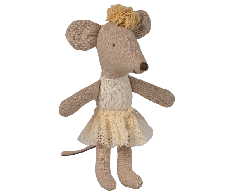 Ballerina mouse, Little sister - Off white