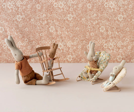 Rabbit, My - Rose/Blue Check