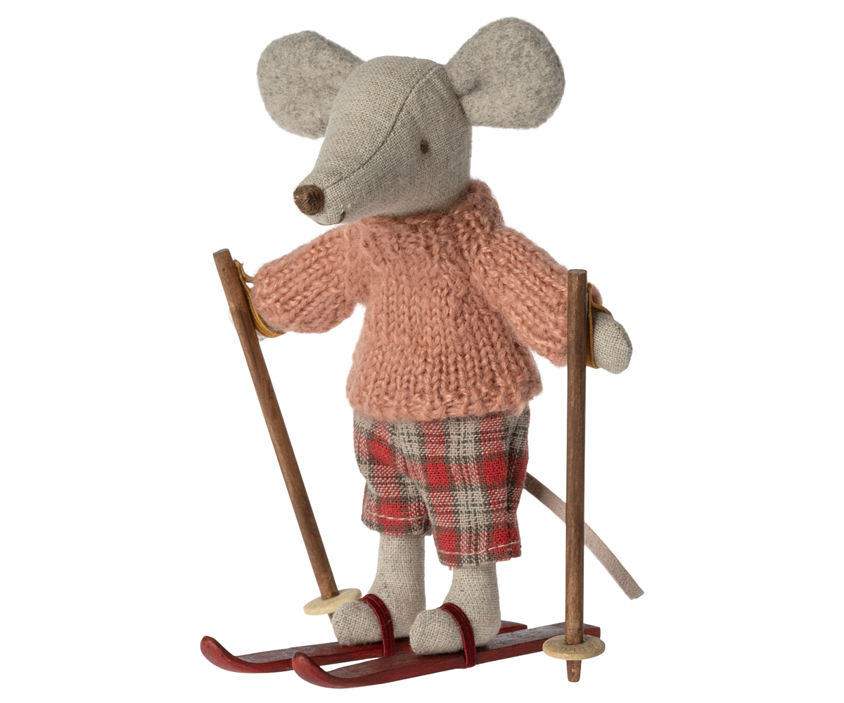 Winter Mouse with Ski Set, Big Sister