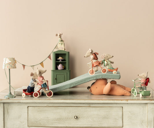 Big Sister, Tricycle Mouse, - Coral