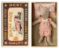 Little sister mouse in matchbox