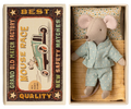 Little brother mouse in matchbox
