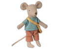 Little brother mouse with bag