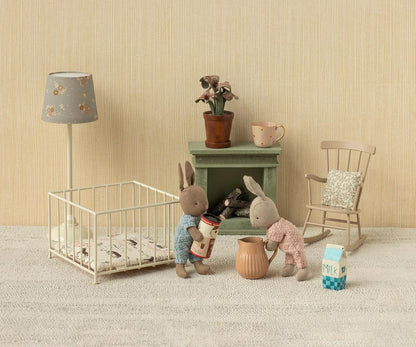 Rabbit, Micro - Sand - Rose knitted suit